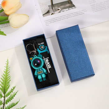 Cross-border in stock high-end lid keychain car key pendant storage jewelry box customizable wholesale