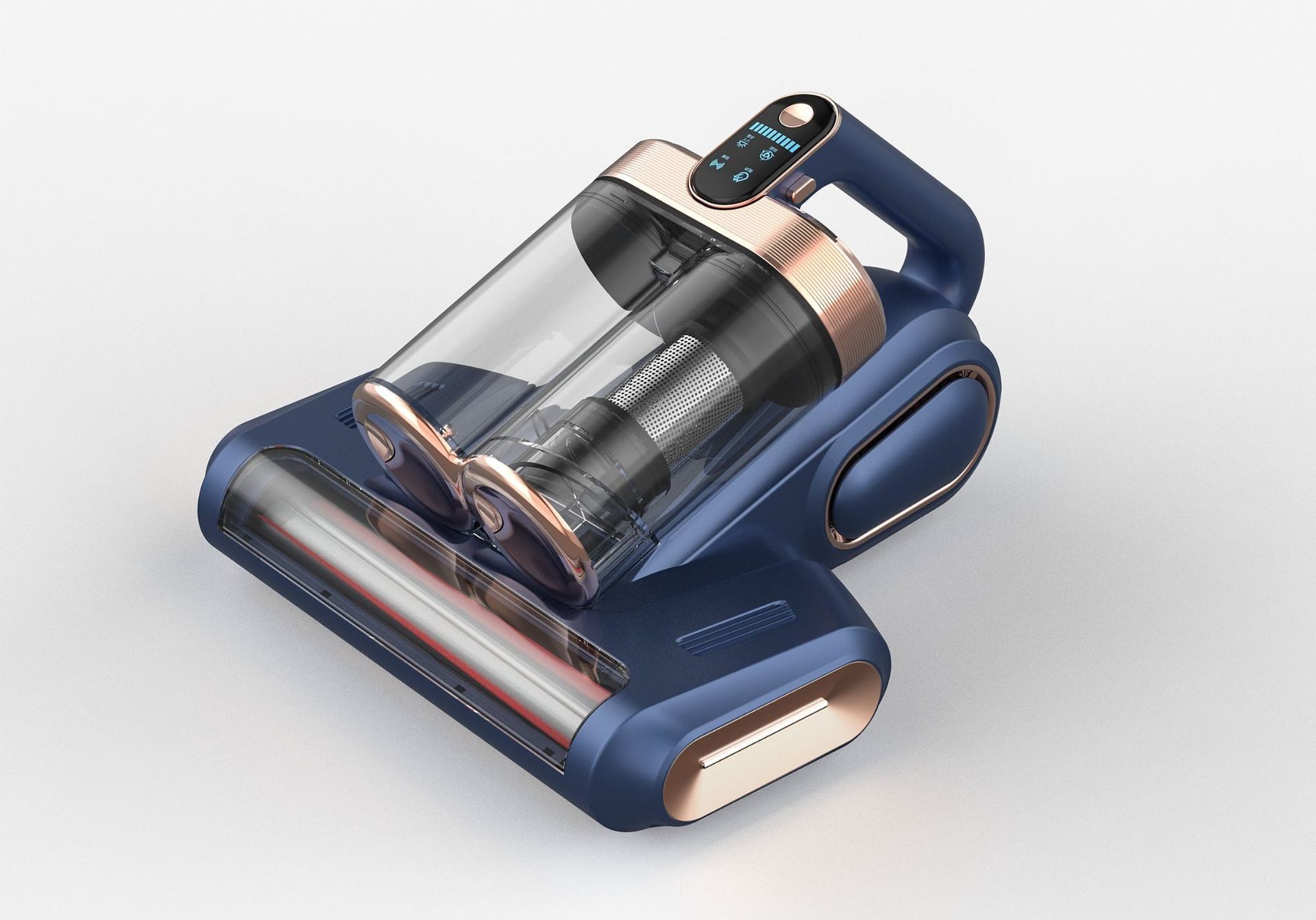 跨境滚刷双尘杯显示屏过滤除螨仪紫外线杀菌家用超声波强吸去螨仪