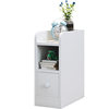 Ki9S Ultra-Narrow 20 Bedroom Narrow 30 Bedside Gap Storage Cabinet 40cm Wide Cupboard Small Bedside Table Mp