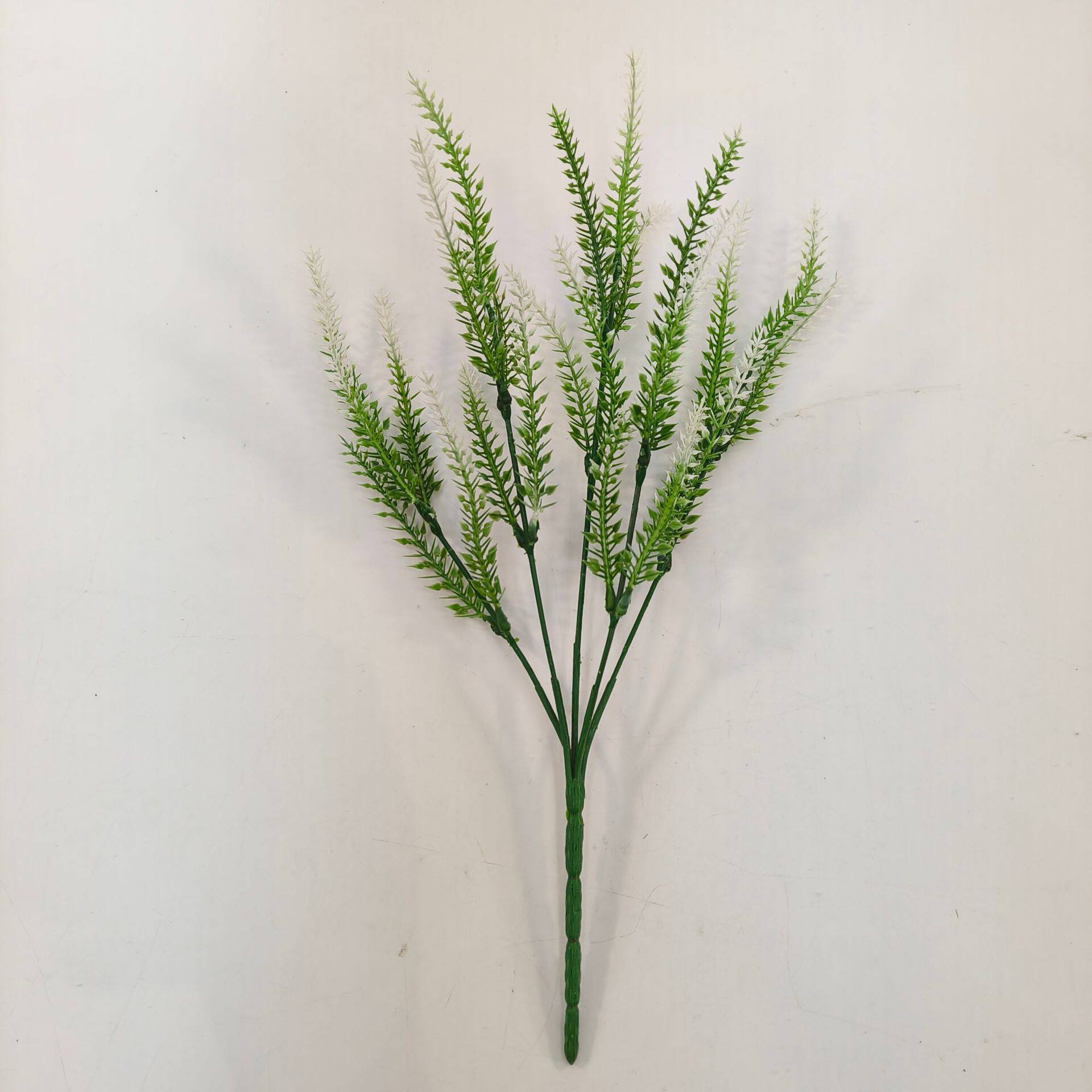 麦穗5叉植绒薰衣草仿真家居装饰植绒仿真植物人造花束仿真花批发