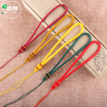 Round rope pineapple ring handle rope antique handle rope diy hand woven pendant Red Line Pendant rope wholesale