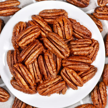 Pecan Nuts Crushed Original Flavor Bulk Wholesale American Longevity Pulp Whole Box Nut Snacks Dried Fruit Milk Tea Shop Commercial