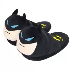 Anime Character Cartoon Batman Plush Slippers Winter Men's Home Cotton Shoes Indoor Floor Slippers Women's Winter