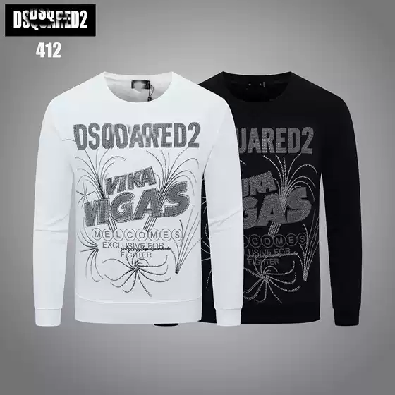 Dsq Lian D2 Aliexpress Amazon Cross-Border Export Online Specializes in Men's Sweatshirts Dsquared2