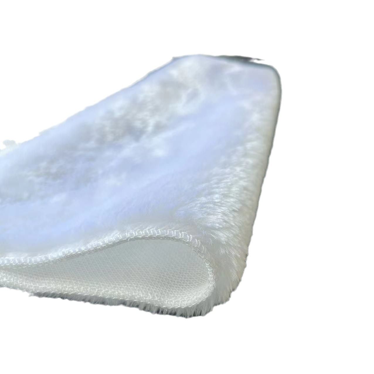 White and black plush cloth glasses mobile phone counter pad bottom cloth jewelry pad jewelry flannel pad hand jewelry display cloth