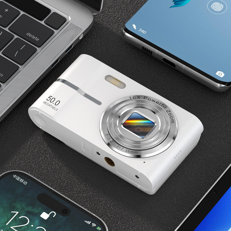 Cross-border ccd HD 4K pixel digital camera student entry mini card machine home shooting camera