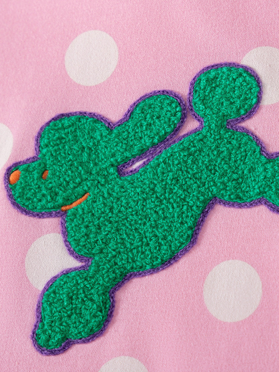 [Style] Children's Clothing, New Autumn Kids' Dress, Cute Applique Cotton Kids' Dress