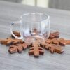 Snowflake-Shaped Heat-Resistant Table Mat, Anti-Scalding Pot and Bowl Holder, Coaster Insulation Pad for Kitchen, Restaurant, and Outdoor Camping Use