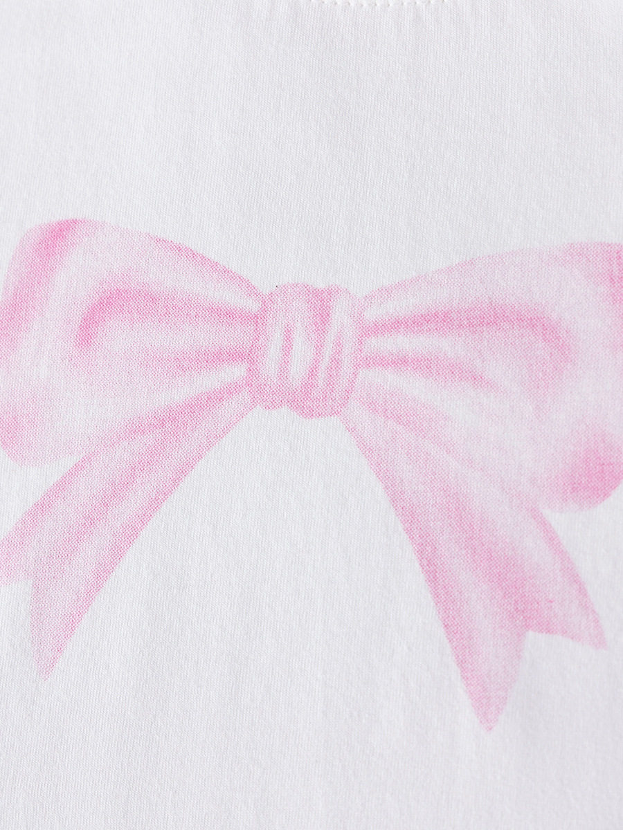 Girls' Set Wholesale, Summer Kids' Outfit, Cute Bow Kids' Clothing