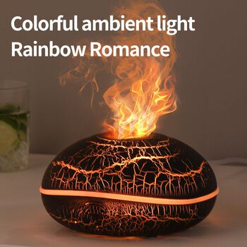 New simulation flame aromatherapy machine home desktop usb essential oil aromatherapy humidifier diffuser air spray
