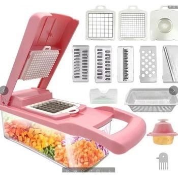 Multifunctional vegetable cutting artifact cross-border Amazon kitchen dicer grater shredder kit vegetable chopper