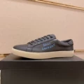Model 11 black leather with blue letters