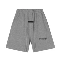 Flocked shorts dark gray