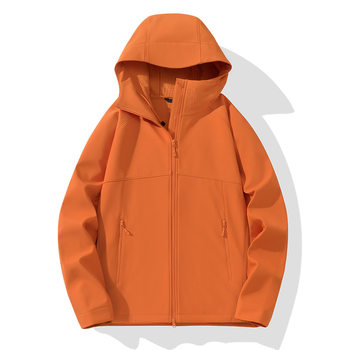 Autumn New Soft Shell Jacket Outdoor Mountaineering Clothing Hooded Waterproof and Windproof Workwear Jacket