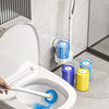 Suction Cup Disposable Toilet Brush Wall-mounted Rotatable Household Toilet Toilet Cleaning Brush