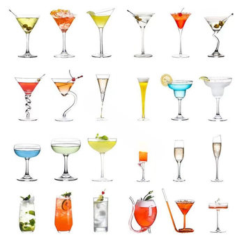 Creative Glass Cocktail Cup Personalized Combination Bar Internet Celebrity Goblet Cup Set Champagne Glass Wine Post