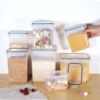 Kitchen Sealed Jar Grain Storage Box Household Grain Flour Insect-Proof and Moisture-Proof Plastic Storage Jar Fresh-Keeping Box