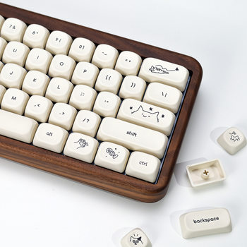 Milk White Kitten Keycap