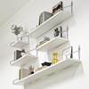 Punch-free Wall Storage Rack Bedside Wall-mounted Partition Living Room Wall Decoration Router Shelf Wall-mounted Bookshelf