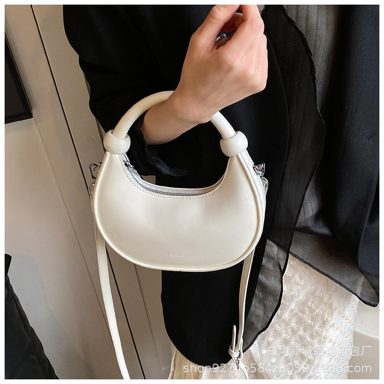 French Niche Elegant Handheld Small Bag Women's Bag New Trendy Fashion Shoulder Bag Foreign Style Crossbody Dumpling Bag 18 O1CN01J9bY272HKyDHccNn3 !!2215913929133 0 cib