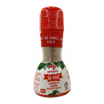 Hong Kong imported condiments AJI pepper and salt condiments 80g glass bottle
