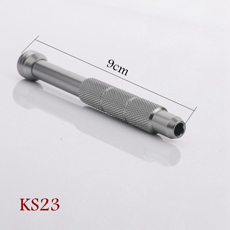 手动磁吸手柄铝合金螺丝刀改锥适用H4起子4mm/6.35mm六角批头