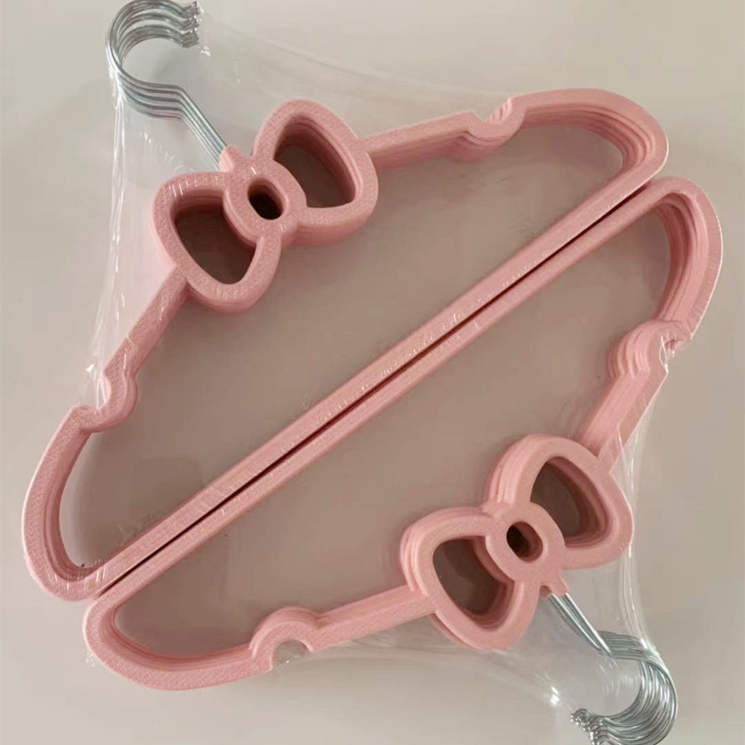 Cross-Border Ins-Style Women's Clothing, Cute Children's Clothing, Clothes Drying Rack, Clothes Hanger, Household Clothes Hanger, Clothing Store Bow-Knot Hanger