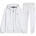 White suit-black label