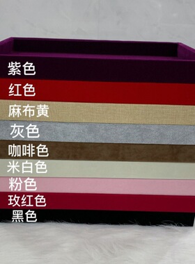 新款丝绒首饰盒大号绒布首饰展示托盘耳环展示盘看货盘手镯展示盘