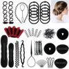 European and American hair supplies hair curler suit hair pulling pin ball head flower bud hair styling tool combination hair accessories