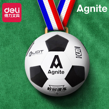 Deli Angnette Football Adult Children Wear-resistant Training Competition Ball Machine Sewing No.5 Football Stall Wholesale
