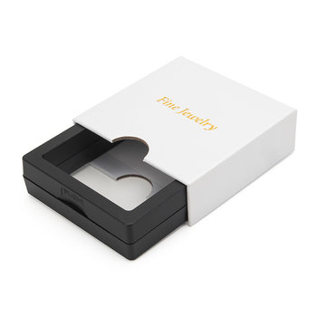 in stock Jewelry Box Earrings Ring Necklace Bracelet Pendant Storage Box PE Film Pull Jewelry Gift Box