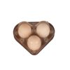 Disposable plastic egg holder transparent 3 stupid soil egg packaging box pet shockproof factory direct wholesale postage