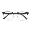 Wholesale fashion two-color retro eyebrow frame temperament big face myopia mirror frame flexible mirror legs do not clip face