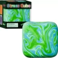 5.5cm rhyolite ice cube green [color box]
