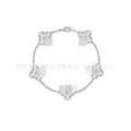 Silver full diamond bracelet