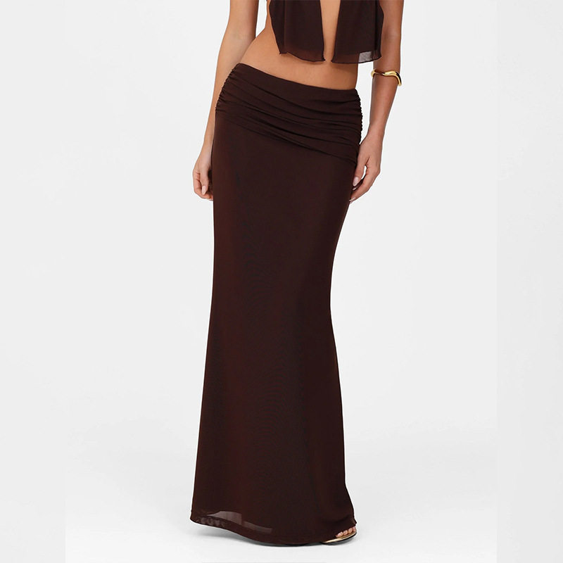 Halter Neck Cutout Top and High Waist Bodycon Skirt Set Sexy Design Spring Collection Womens Fashion Wholesale