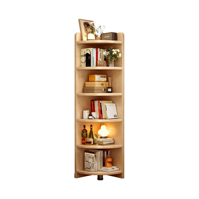 Solid Wood Desktop Storage Rack Corner Bookshelf Student Desk Small Cabinet Workstation Multi-Layer Simple Storage Storage Rack