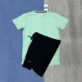 [ice silk quick dry] reflective cursor-nk set light green + black
