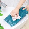 New Washing Board Washing Board Plastic Thickened and Durable Old-fashioned Mini Large Washing Board Kneeling Punishment Husband Creative