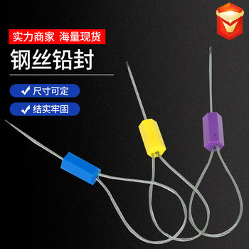 Steel Wire Seal Manufacturer Container Lead Seal Tightening Hexagonal Seal Meter Seal Anti-Theft Tie