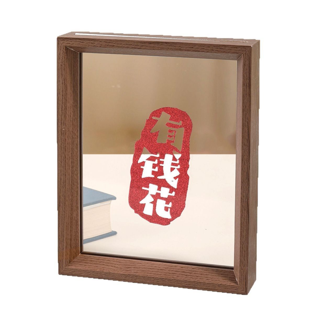 Handmade Wooden Photo Frame 6inch A4A3 Stereo Photo Frame Acrylic Transparent Display Stand Double-Sided Transparent Acrylic Photo Frame