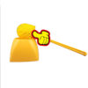 Cross-border explosions funny toilet brush creative doll doll toilet brush suit yellow fun spoof toilet brush