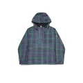 Me plaid pullover jacket/green