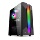 Компьютерный корпус Компьютерный корпус настольный корпус rainbow light case игровой офисный домашний корпус материнской платы ATX RGB case mini 5