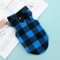 Fleece Vest Blue and Black
