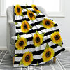 Sunflower Cover Blanket Amazon Hot Selling Blanket Flannel Lamb Fleece Printed Bed Sofa Blanket Ladies Gift Wholesale