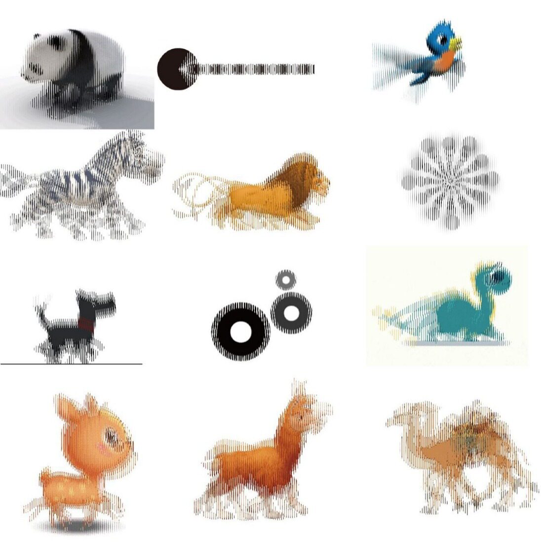 儿童科学小实验小发明早教玩具手工作品小学生科技小制作光栅动画