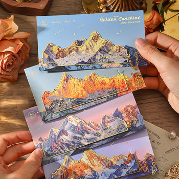 2025 New Metal Cut Out Rizhao Jinshan Bookmark Classical Chinese Style Practical Antique Stationery High-Value Forbidden City