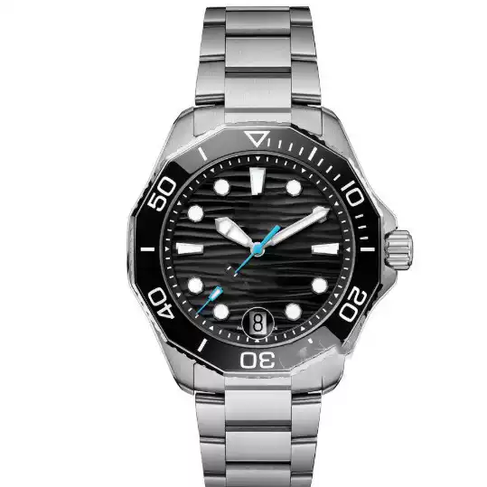 2025 Foreign Trade Hot-Selling High-Quality Men's Casual Silicone Strap Alloy Ta Multifunctional Watch Manufacturer Wholesale One Piece